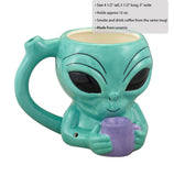 Alien Head  Pipe Mug