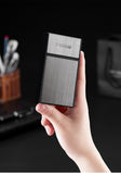 Ladies 20 Plastic Cigarette Case With Lengthened 5.5 Thin Cigarettes