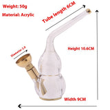 Clamshell Packaging Portable Water Filter Tobacco Pot Dual-purpose Hookah Pipe