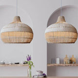 Rattan Living Room Chandelier Pastoral Southeast Asia Tea Room Living Room Bedroom Lamp