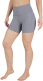 Womens High Waisted Biker Shorts with Side Pockets Workout Shorts 5”, 7”, 9”