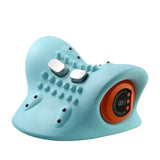 Heated Neck Traction Cervical Traction Device Pillow Electric Shoulder Massage Neck Massager Stretcher with Heat