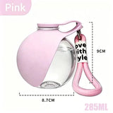 NEW Portable Pet Water Bottle 285ML Capacity With Carry Lanyard Perfect For Dog Walking Outdoor Hiking Trips