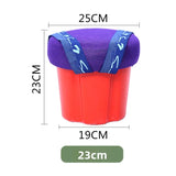 Portable Farming Stool with Adjustable Straps, Breathable Padded Seat and Reinforced PP Base for Greenhouse Picking Harvest Work