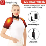 Shoulder Neck Heating Massage Shawl Cervical Wrap 3 Temperature Levels Thermal Compress Electric Heating Pad Winter Body Warmer