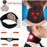 Neck Protector Self-Heating Neck Warm Sleeve Neck Support Brace Magnetic Cervical Massage for Relaxation and Warmth