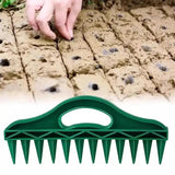 Portable Manual Seed Spreader Gardening Tool Soil Puncher Planting Seeder for Garden Lawn Flower Bed - Seed Dispenser Loosener