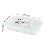 Grids Portable For Fruit Ginger Garlic Kitchen Accessories Compartment Sealed Crisper Meat Container Storage Box Vegetable Case