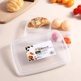 Grids Portable For Fruit Ginger Garlic Kitchen Accessories Compartment Sealed Crisper Meat Container Storage Box Vegetable Case