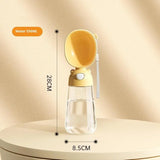 Pet Water Bottle Outdoors 480ml Portable Dog Water Feeder One Hand Operation for Hiking and Daily Walk