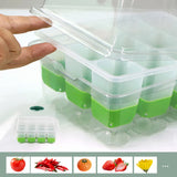 Greenhouse Seed Starter Tray Seedling Box with Adjustable Ventilator Cover  Plant Germination Transplant 12-Cell TPE Nursery Pot