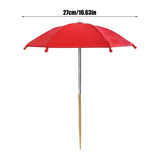 Portable Water Resistant Plant Umbrella, Outdoor Rain Sun Cover for Potted Plants, Garden Protection Canopy for Patio Balcony