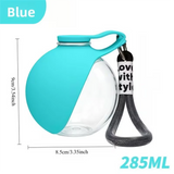 Portable Pet Water Bottle,Leak-Proof Travel Water Dispenser with Bowl , Outdoor Walking and Travel Drinking and Feeding Containe
