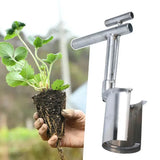Portable Handheld Plant & Fruit Tree Seedling Transplanter, Bucket-Style Transplanter, Digging Hoe, Seedling Extractor