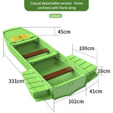 Portable Splicing Fishing Boat,Outdoor Assembly Removable,Multi-functional Sport Fishing Boat,Car Portable