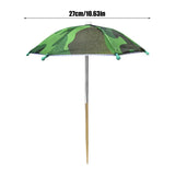 Portable Water Resistant Plant Umbrella, Outdoor Rain Sun Cover for Potted Plants, Garden Protection Canopy for Patio Balcony