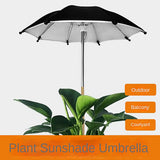 Portable Water Resistant Plant Umbrella, Outdoor Rain Sun Cover for Potted Plants, Garden Protection Canopy for Patio Balcony