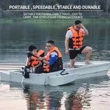 Portable Splicing Fishing Boat,Outdoor Assembly Removable,Multi-functional Sport Fishing Boat,Car Portable