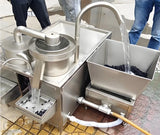 Portable Grain Rinsing Machine With Rolling Base Flexible Movement For Rural Processing Stalls Farms And Temporary Working Areas