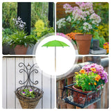 Portable Water Resistant Plant Umbrella, Outdoor Rain Sun Cover for Potted Plants, Garden Protection Canopy for Patio Balcony