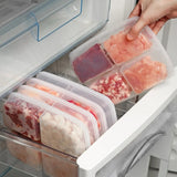 Grids Portable For Fruit Ginger Garlic Kitchen Accessories Compartment Sealed Crisper Meat Container Storage Box Vegetable Case