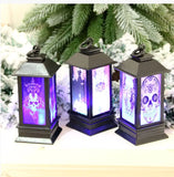 Halloween Portable LED Lanterns Witch Castle Ghost Pumpkin Decor for Parties Events Lighthouse-Inspired Atmosphere Perfect Gift