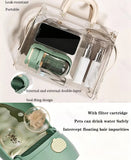 2-in-1 Portable Pet Water Bottle with Food Container - Foldable Travel Dispenser for Dogs & Cats Leakproof Outdoor Hydration