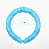 Summer Cooling Neck with Ice Neck Cooler, Portable Ice Collar, Cooling Device for High Temperatures, Neck Cooling Ice Ring