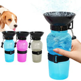 Portable Pet Water Bottle Leak Proof Press Type Dog Cat Travel Drinking Cup Outdoor Walking Hiking Puppy Kitten Water Dispenser