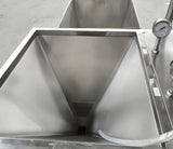 Portable Grain Rinsing Machine With Rolling Base Flexible Movement For Rural Processing Stalls Farms And Temporary Working Areas