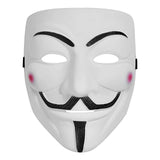 Halloween Mask Anonymous Mask Costume Accessory Cosplay Party Fancy Dress Prop Guy Fawkes Full Face Mask Halloween Event Outfit