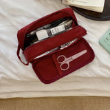Portable Makeup Bag,Large Capacity Multi Compartment Portable Storage Bag,Travel Waterproof Wash Bag,Skincare and Makeup Storage