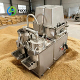 Portable Grain Rinsing Machine With Rolling Base Flexible Movement For Rural Processing Stalls Farms And Temporary Working Areas