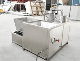 Portable Grain Rinsing Machine With Rolling Base Flexible Movement For Rural Processing Stalls Farms And Temporary Working Areas