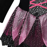 Halloween Cosplay Party Girls Costumes Witch Dress Bag Hat Wand Suit Devil Ghost Carnival Party Stage Performance Clothes