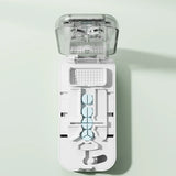 Portable Pill Cutter—Halves, Thirds, and Quarters; Includes a Pill Storage Compartment for Storing Medication