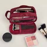 Portable Makeup Bag,Large Capacity Multi Compartment Portable Storage Bag,Travel Waterproof Wash Bag,Skincare and Makeup Storage