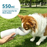 Outdoor Portable Pet Dog Water Bottle, Large Bore Large Capacity Water Bottle Silicone Material, Suitable for Indoor Outdoor