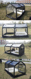 Portable Greenhouse Pop up Grow House for Outdoor and Indoor, Eco-Friendly Fiberglass Poles, Overlong Cover, 4 Zipper Doors