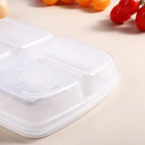 Grids Portable For Fruit Ginger Garlic Kitchen Accessories Compartment Sealed Crisper Meat Container Storage Box Vegetable Case