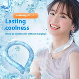 Cooling Tube and Ice Ring for Neck Offers Instant Relief from Heat Ideal for Outdoor Use