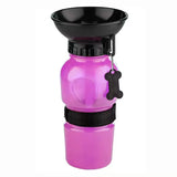 Portable Pet Water Bottle Leak Proof Press Type Dog Cat Travel Drinking Cup Outdoor Walking Hiking Puppy Kitten Water Dispenser