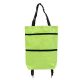 Portable Grocery Cart - Foldable Household Shopping Cart, Convertible Backpack Shopping Bag, Lightweight Wheeled Hand Truck