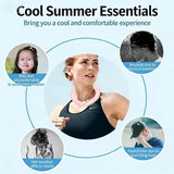 Cooling Tube and Ice Ring for Neck Offers Instant Relief from Heat Ideal for Outdoor Use