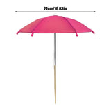 Portable Water Resistant Plant Umbrella, Outdoor Rain Sun Cover for Potted Plants, Garden Protection Canopy for Patio Balcony