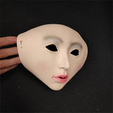 Halloween Christmas Party Cosplay Realistic Female Mask Funny Crossdress Mask Party Ball Performance show mask Fancy dress up