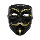Halloween Mask Anonymous Mask Costume Accessory Cosplay Party Fancy Dress Prop Guy Fawkes Full Face Mask Halloween Event Outfit