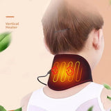 Electric Neck Heating Pad Neck and Shoulder Heating Pad 5 Temperature Modes Adjustable USB Heated Neck Warmer for Neck Relax