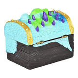 Monster Polyresin Box with Gaming Dice - 3.8" x 3.6"
