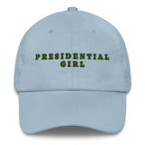 PRESIDENTIAL GIRL- GREEN AND BLACK CAP